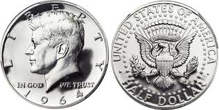 1964 Proof Accented Hair Kennedy Half Dollar Value Fs 401