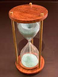 Antique Sand Timer Wooden Hourglass