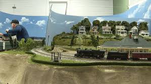 railroad model shows petoskey as it