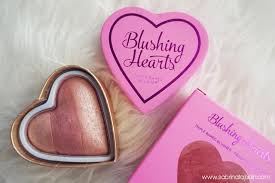 makeup revolution blushing hearts in