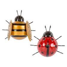 Uk New Metal Garden Bee Ladybird