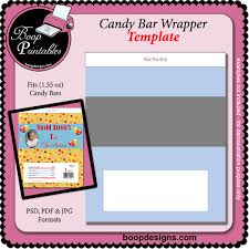 Candy Bar Wrapper 1 55 Oz Template By Boop Printable Designs