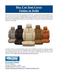 Buy Car Seat Cover In Delhi