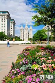 usa utah salt lake city gardens in