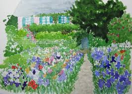 Monet S Garden Watercolor Garden