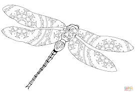 You'll see floral, animal, circular, geometric, and more unique mandalas in all sorts of shapes and sizes. Dragon Fly Coloring Pages Coloring Home