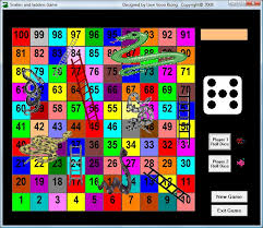 snakes and ladders games created using