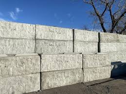 Large Concrete Retaining Wall B