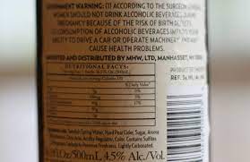 alcohol labels
