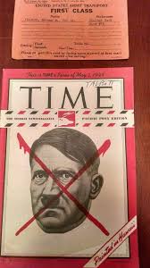 Time Magazine - Wartime Classroom Edition - May 7, 1945 -- Hitler X cover -  WWII | #1731391695
