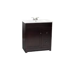 With hundreds of tile patterns on the market today can match or create any style you like. Foremost Highland 32 In Single Sink Walnut Bathroom Vanity With Cultured Marble Top Lowe S Canada