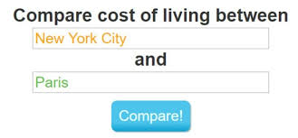 Expatistan The International Cost Of Living Comparison Tool