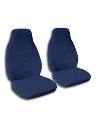 Solid Color Car Seat Covers Navy Blue