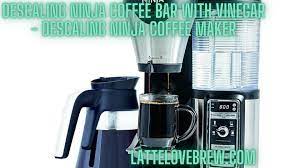 descaling ninja coffee bar with vinegar