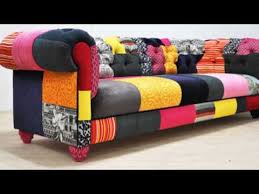 multi coloured patchwork sofa you