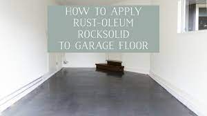 how to apply rust oleum rocksolid to