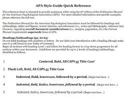 Apa  th edition research paper format   How to write a six     