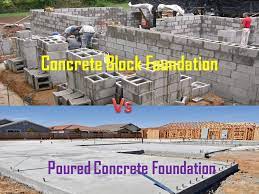 Concrete Block Foundation Vs Poured