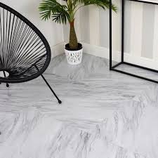 marble effect vinyl floor tiles