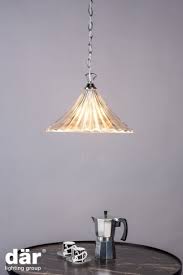 Large Pendant Ceiling Light Clear Glass