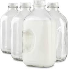 Glass Milk Bottles 28pack