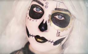 sugar skull makeup looks for halloween