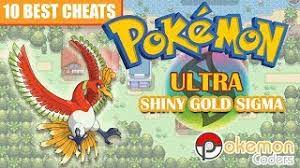 pokemon ultra shiny gold sigma cheats