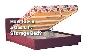 how to fix a gas lift storage bed