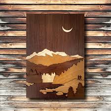 Journey To Mt Baker 3d Wooden Art
