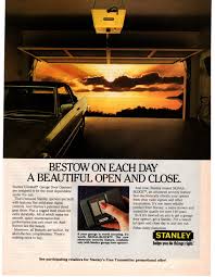 stanley garage door openers 1986