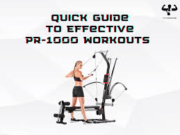 guide bowflex pr1000 workouts