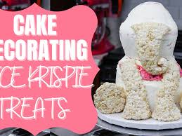 cake decorating rice krispies the