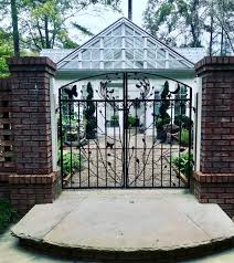 Double Iron Gate Large Garden Gate
