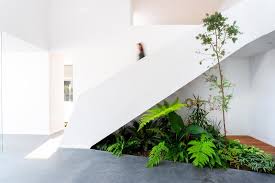 An Indoor Garden Makes Use Of The Space