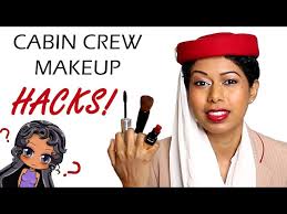 emirates cabin crew skincare makeup