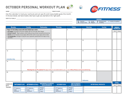 40 effective workout log calendar