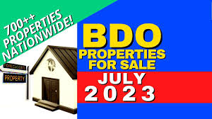 783 bdo foreclosed properties in july