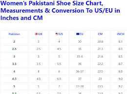 stani shoe size charts conversion