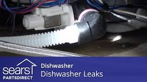 how to find and fix a dishwasher leak