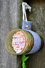 This is another great job for your child to do. Diy Mason Bee Nest From Old Juice Glasses Refresh Living