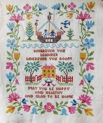 collecting vintage cross stitch