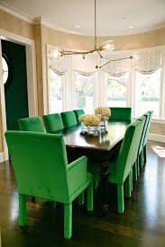 Green Dining Chairs Contemporary