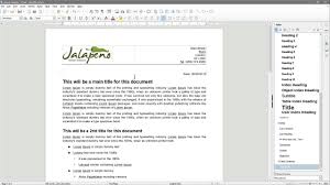 Libre Office 6 Writer Beginners Tutorial Word Processing