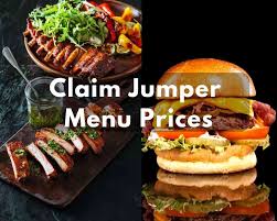 claim jumper menu with s 2023