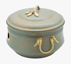 Fiorella Blue Verde Hose Pot With Lid