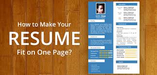 15 one page resume templates examples of 1 page format. 11 Tips To Make Your Resume Fit On One Page