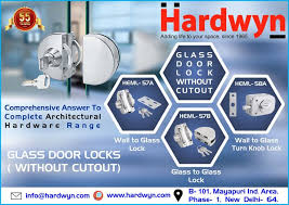 Glass Door Locks Without Cutout