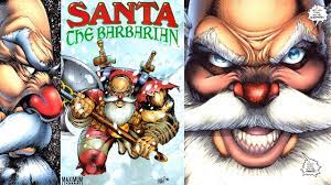 Santa the barbarian comic
