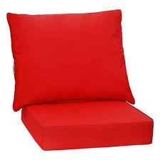 gymax 2pcs deep seat chair cushion pads