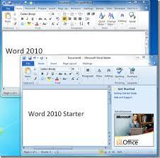 Free Microsoft Office Starter 2010